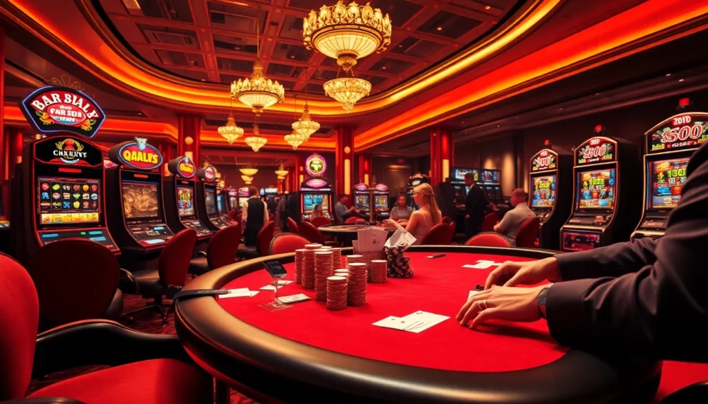 Experience the thrill of gaming at qq88 com with professional dealers, vibrant slot machines, and exciting casino action.