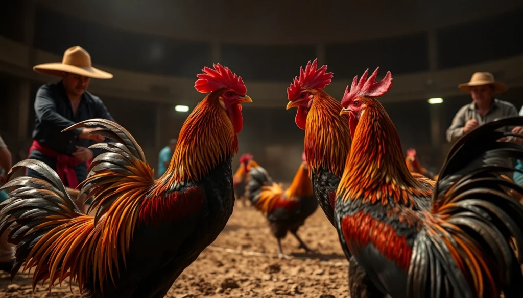 Watch skilled handlers in the thrilling rooster fights at 69vn.rodeo's lively arena.