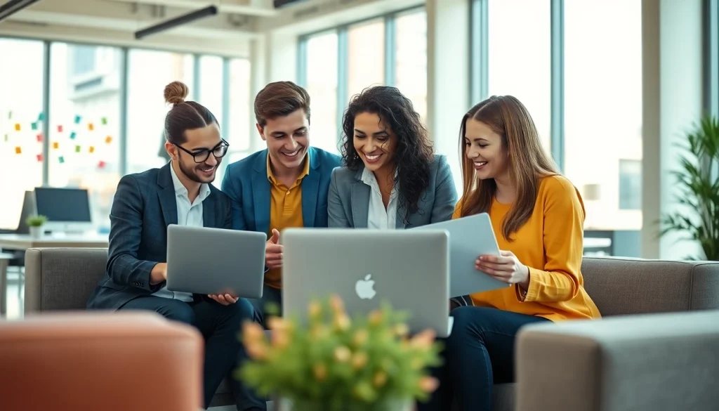 Collaborative workspace depicting the essence of europe connection through teamwork and innovation.