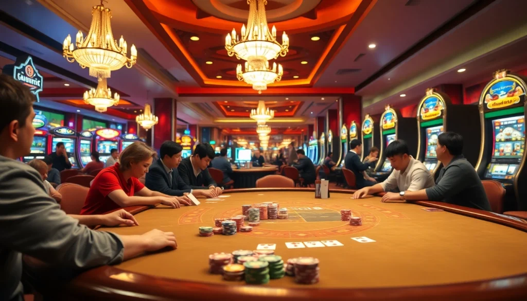 Experience thrilling poker action at https://999bet.ws/ with colorful chips, intense players, and casino elegance.