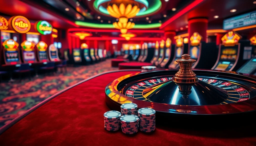 Players enjoying the excitement of roulette and poker at red88 vin casino.