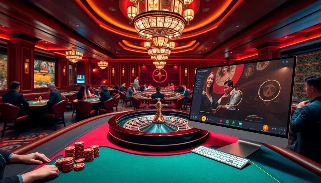 Experience the excitement of instant wins at trang chủ 888NEW casino with engaging gaming tables and lively players.