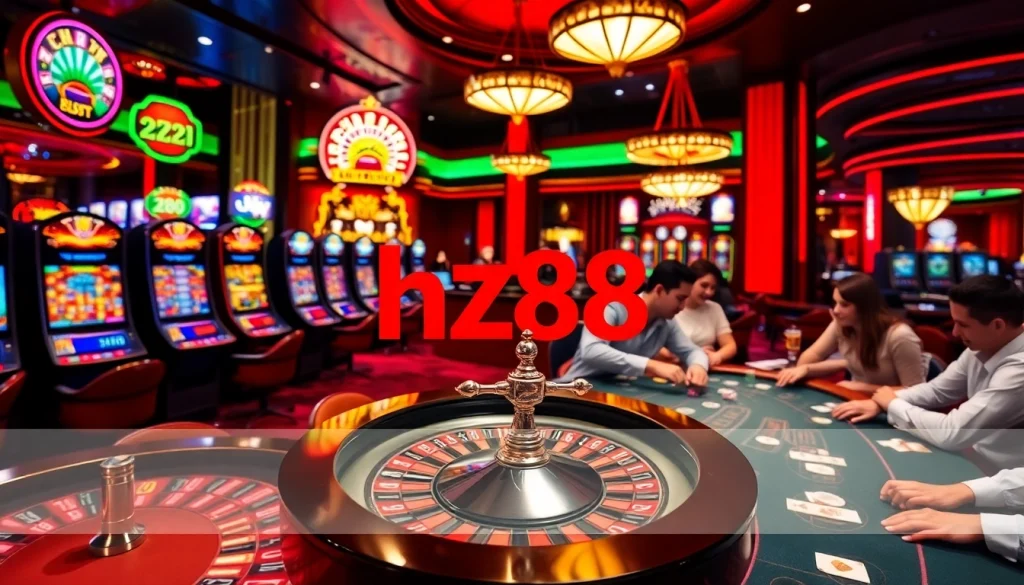 Experience the thrill of gambling at https://hz88.my/ with vibrant casino gameplay featuring exciting slot machines and poker action.
