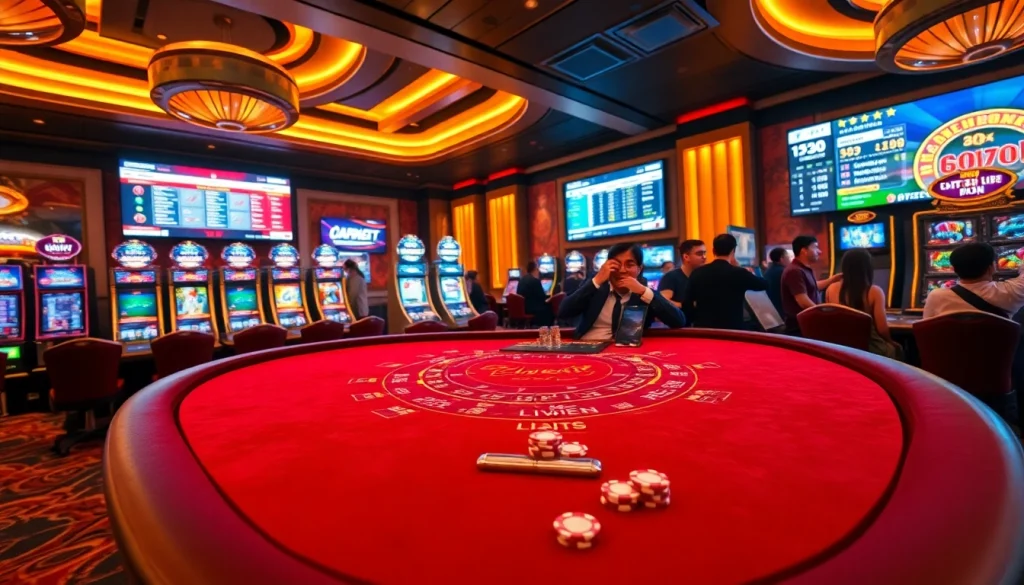 Experience the excitement of online gambling at trang chủ PU88 with luxurious gaming elements and vibrant visuals.