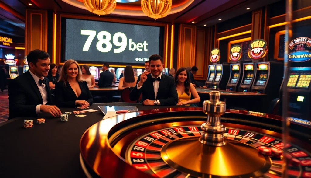Experience casino excitement with 789 bet at the vibrant roulette table.